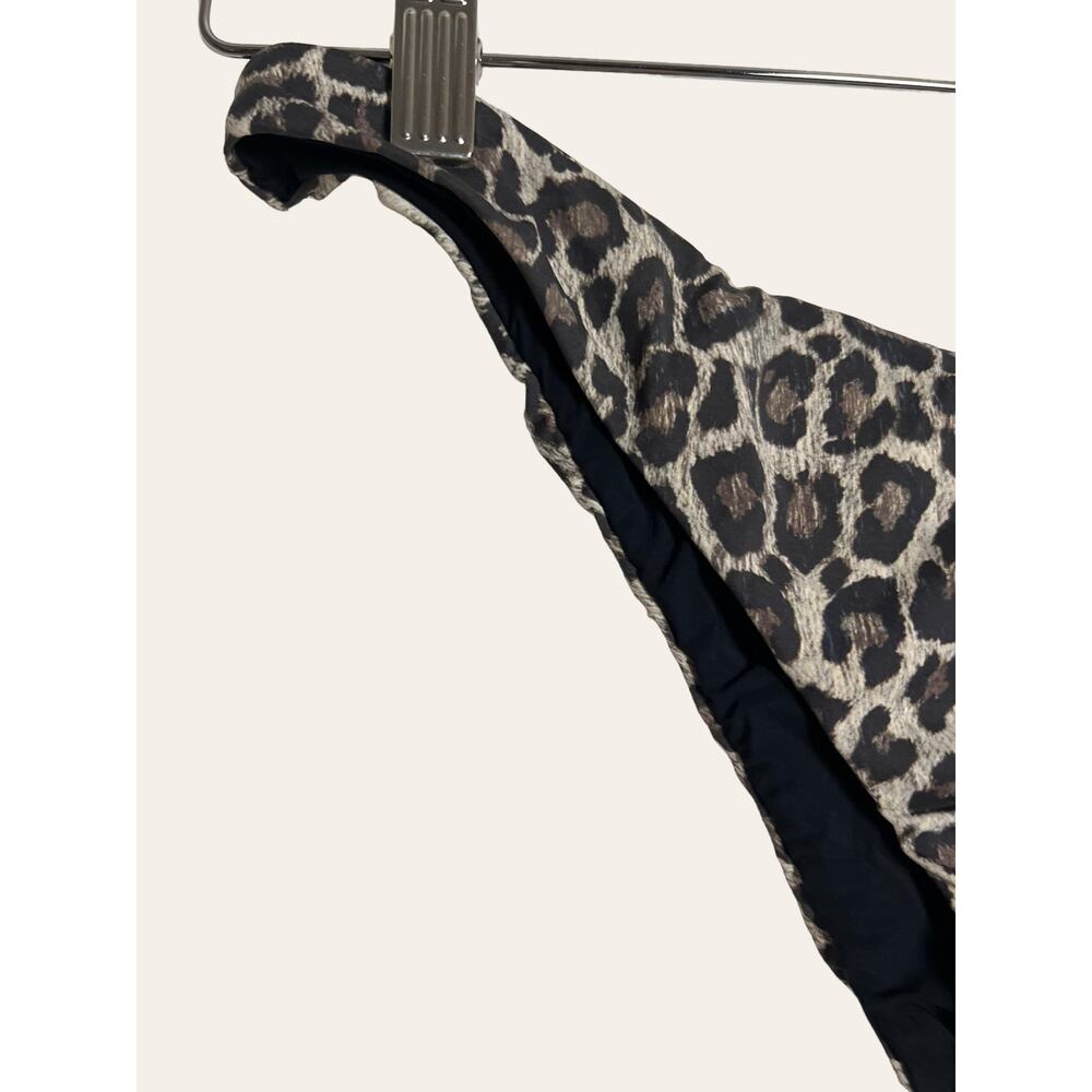 ANEMOS The Eighties Leopard High Cut Bikini Bottom Size L - Picture 4 of 5